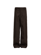 JCAESAR Fleece-Lined Dress Pants, Cuffed Waistbandless