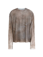 JCAESAR Oil‑stain dyed long‑sleeve shirt