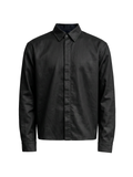 JCAESAR Coated Structured Long Sleeve Shirt