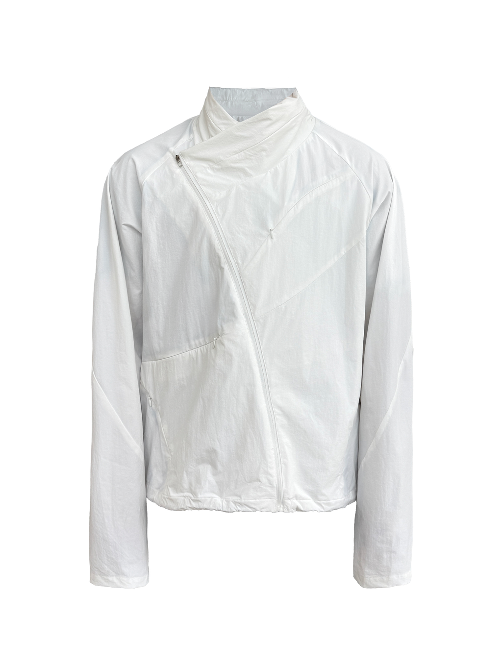 JCAEASAR Cross-neck packable hooded sun-protection jacket