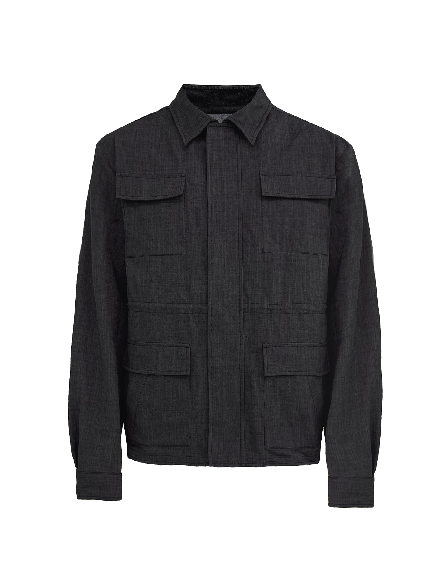 JCAESAR Aluminum‑thread detective jacket