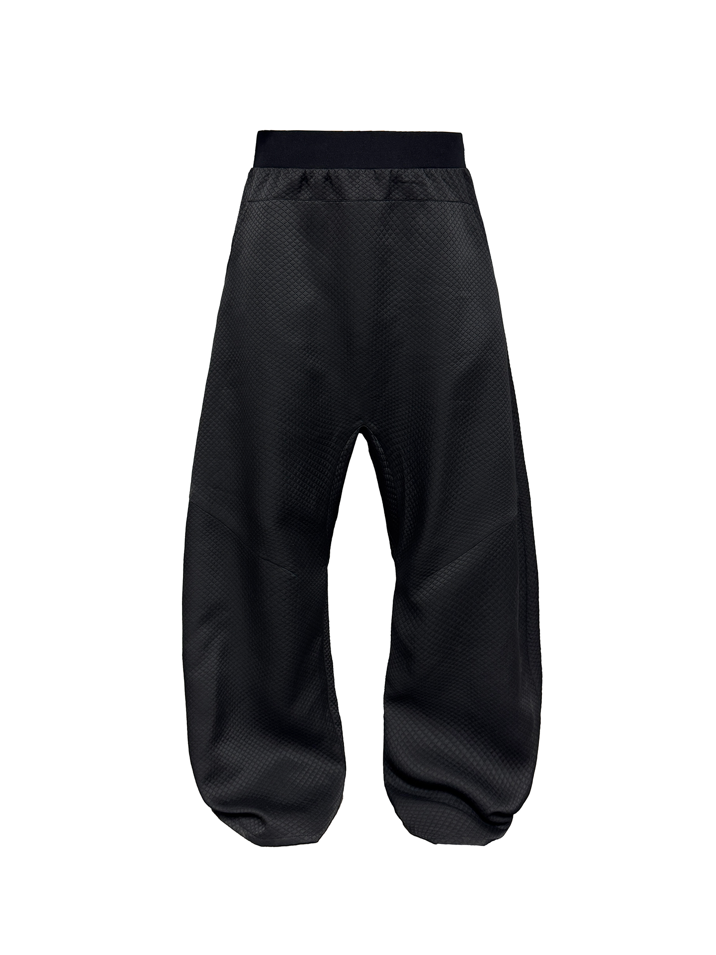 JCAESAR Low‑Crotch Quilted Trousers - jcaesarclo