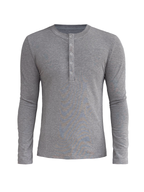 JCAESAR  Five-Snap Henley Long Sleeve