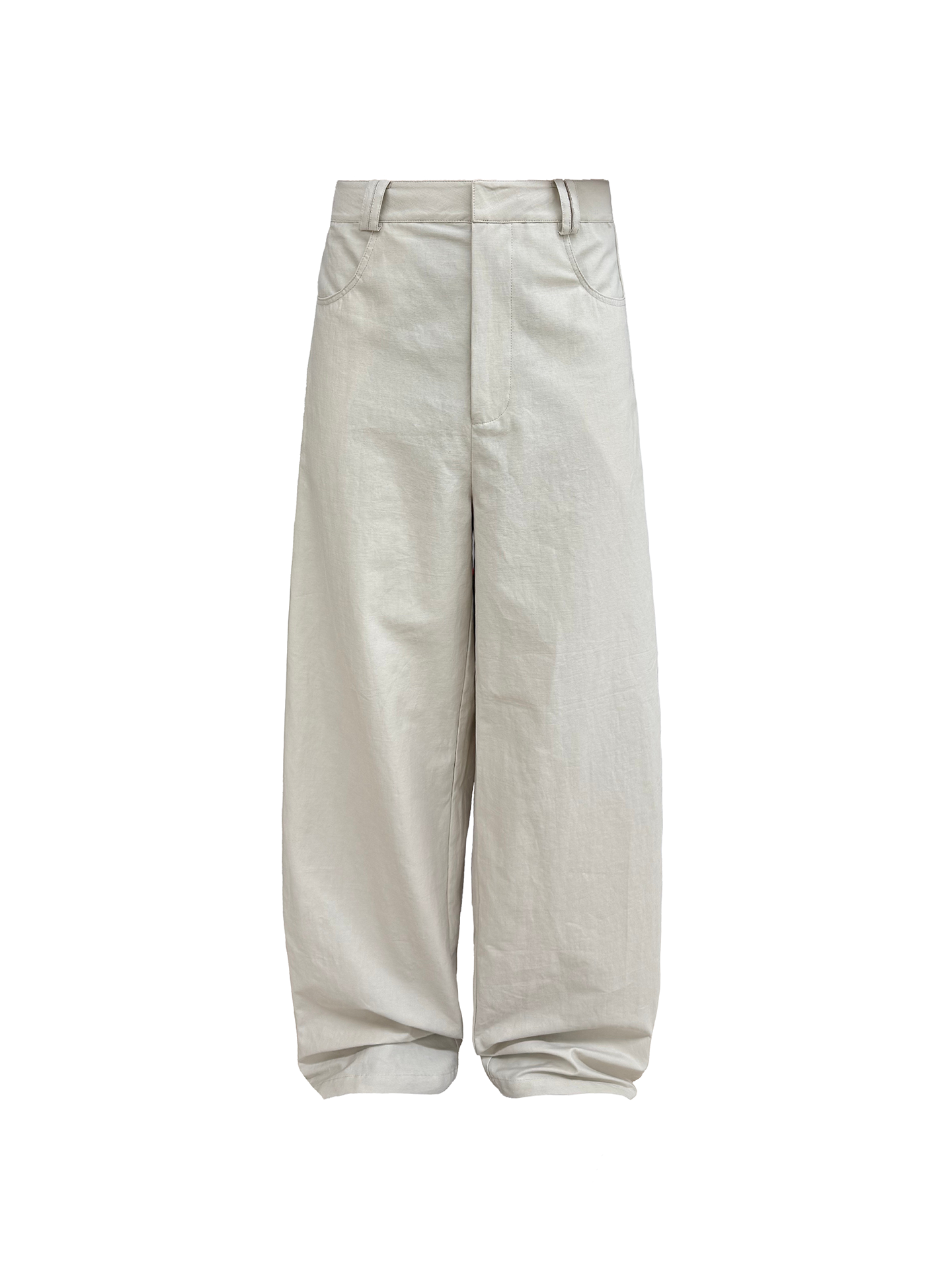 JCAESAR Side‑panel straight‑cut trousers