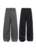 JCAESAR Fan‑Pleated Wool Trousers - jcaesarclo