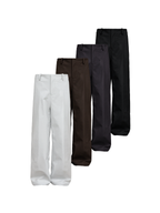 JCAESAR Fleece-Lined Dress Pants, Cuffed Waistbandless