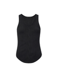 JCAESAR WOMEN Waist‑shaped cable‑knit fitted tank