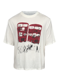 JCAESAR Red Bus Print Short‑Sleeve Tee - jcaesarclo