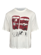 JCAESAR Red Bus Print Short‑Sleeve Tee - jcaesarclo