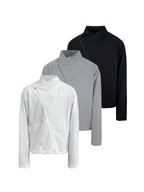JCAEASAR Cross-neck packable hooded sun-protection jacket