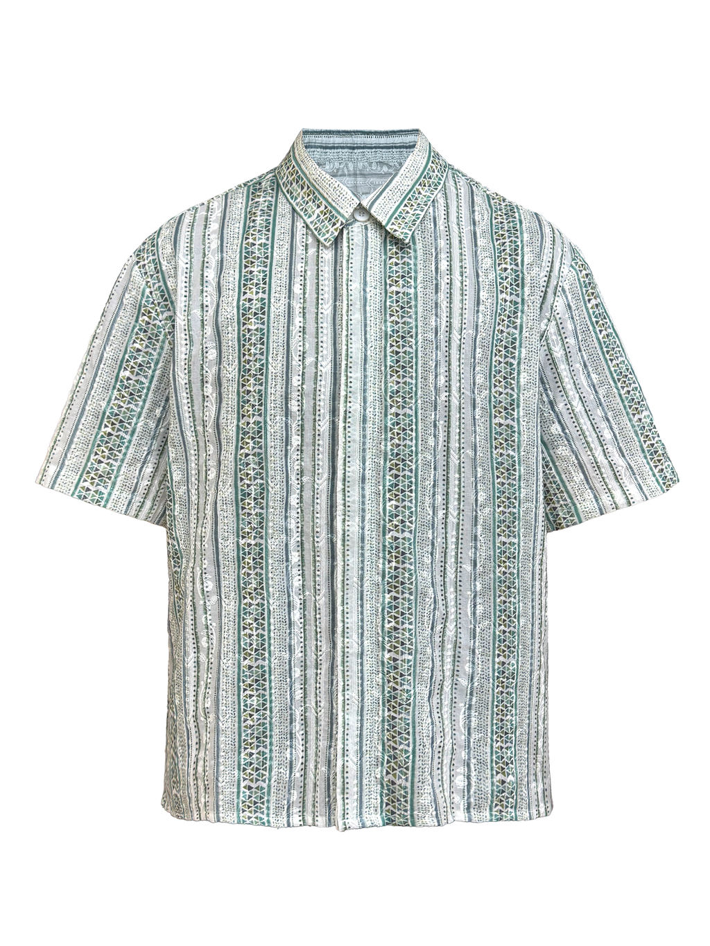 JCAEASAR Island-inspired window lattice resort shirt