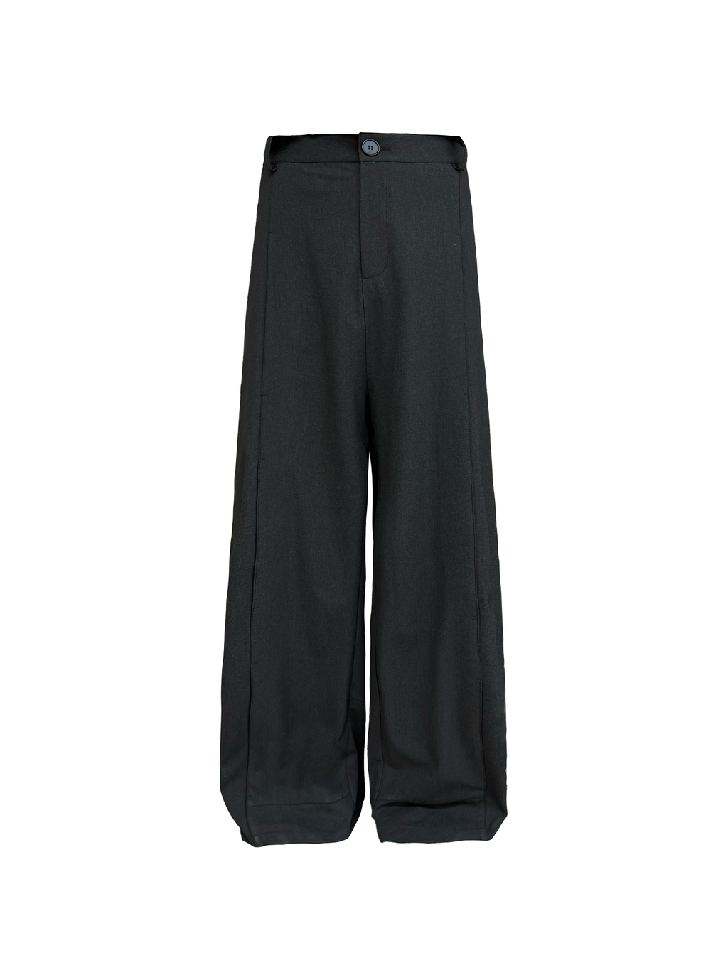 JCAESAR  Fence-Mesh Panel Long Pants