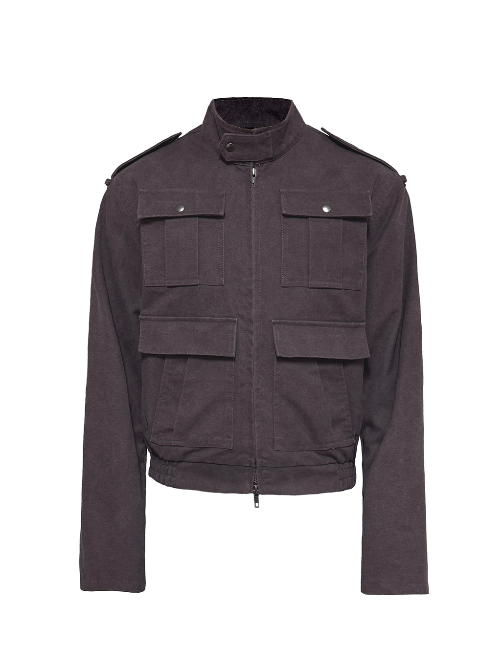 JCAESAR Washed Mist‑Purple Utility Jacket