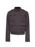 JCAESAR Washed Mist‑Purple Utility Jacket