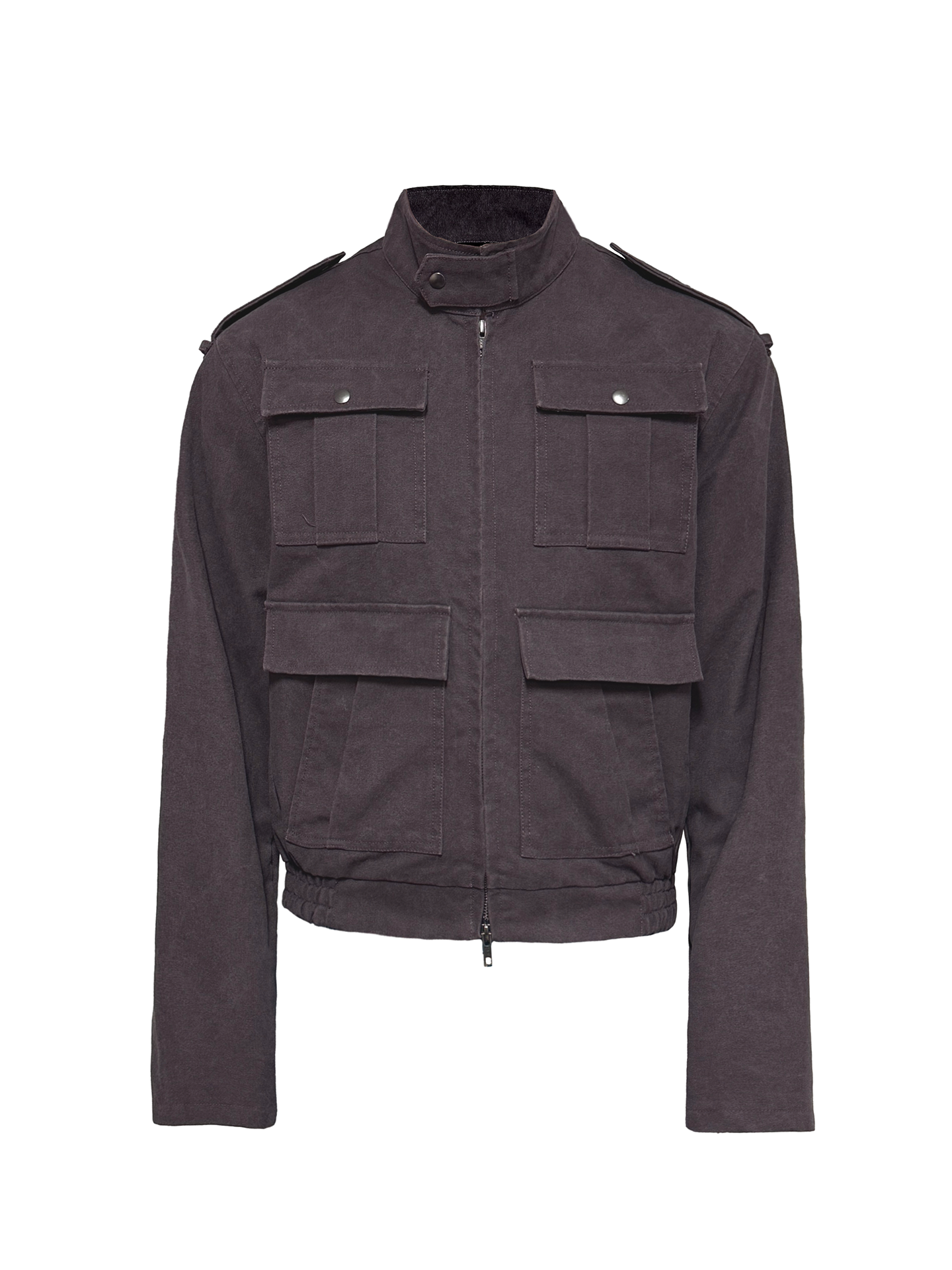 JCAESAR Washed Mist‑Purple Utility Jacket