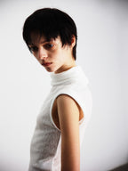 JCAESAR WOMEN Draped Cowl‑Neck Folded‑Hem Tee