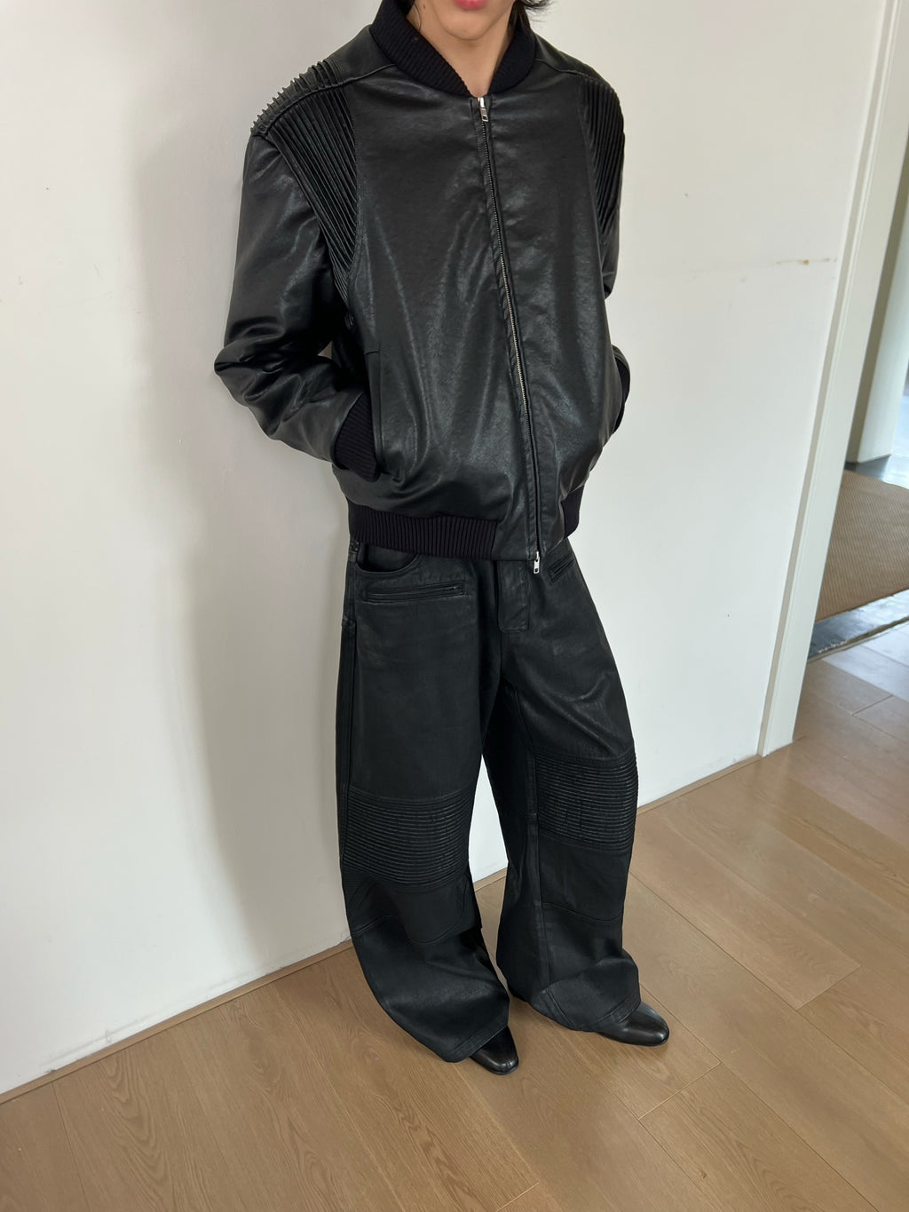 JCAESAR Coated Reinforced Motorcycle Pants