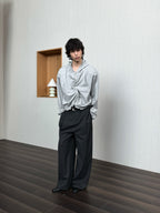 JCAESAR Power metallic‑thread hooded sweatshirt