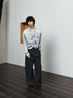 JCAESAR Power metallic‑thread hooded sweatshirt