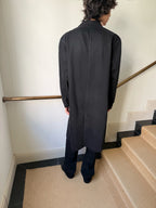 JCAESAR Honeycomb-Washed Denim Overcoat