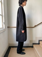 JCAESAR Honeycomb-Washed Denim Overcoat