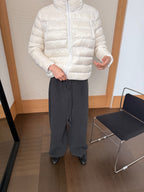 JCAESAR Sheer Baffle-Quilted Down Jacket