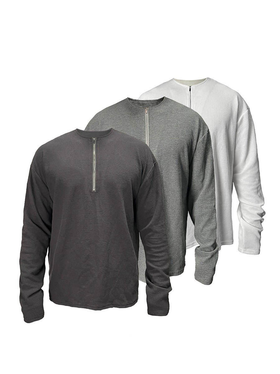 JCAESAR Faux Cashmere Zip Hoodie