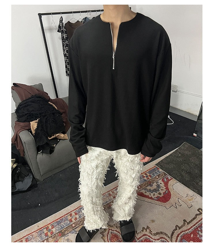 JCAESAR Faux Cashmere Zip Hoodie - jcaesarclo