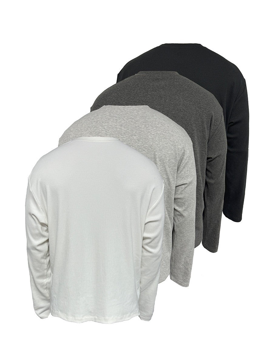 JCAESAR Henley collar long sleeve – jcaesarclo
