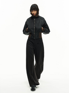 JCAESAR WOMEN ファーカラー パイロットジャケット