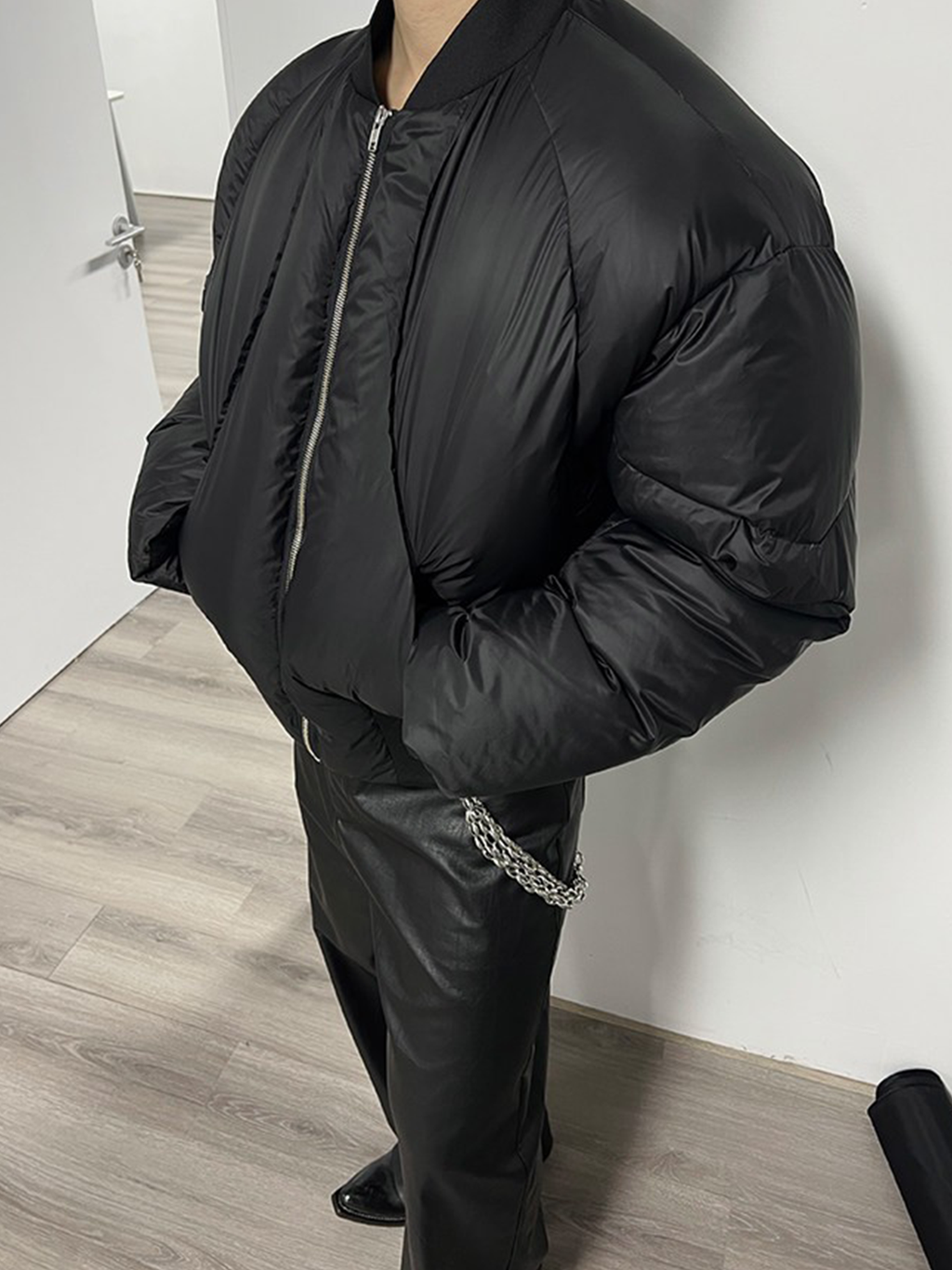 JCAESAR  Boxer-Style Down Jacket