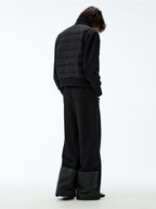 JCAESAR Vertical Thread Collar Rib Down Jacket