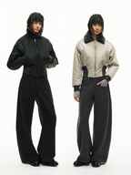 JCAESAR WOMEN ファーカラー パイロットジャケット