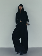 JCAESAR WOMEN Pleated Kangaroo Pocket Pants - jcaesarclo