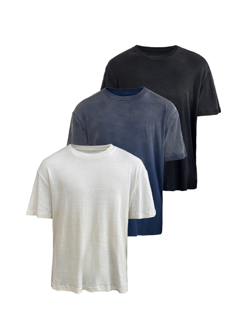 JCAEASAR Washed faded knit tee - Jcaesarclo