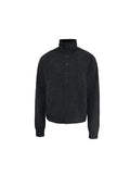 JCAESAR Heathered High‑Neck Cardigan Sweater